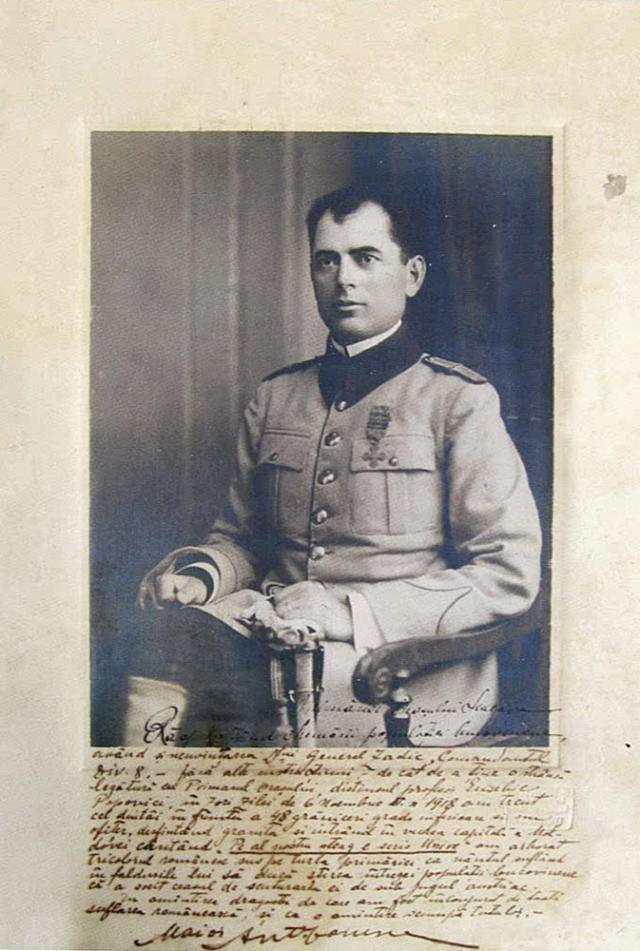 Maiorul Anton Ionescu a condus trupele române care au intrat în Suceava pe 6 noiembrie