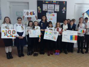 România Centenară, sărbătorită și la Scoala Gimnazială Poieni, Udești