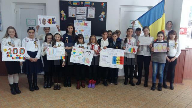 România Centenară, sărbătorită și la Scoala Gimnazială Poieni, Udești