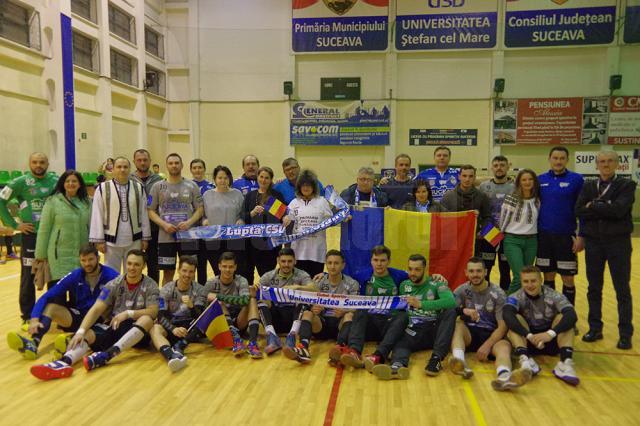 Handbaliştii de la CSU Suceava au sărbătorit Ziua Naţională cu o victorie în faţa grupării CSM Bacău
