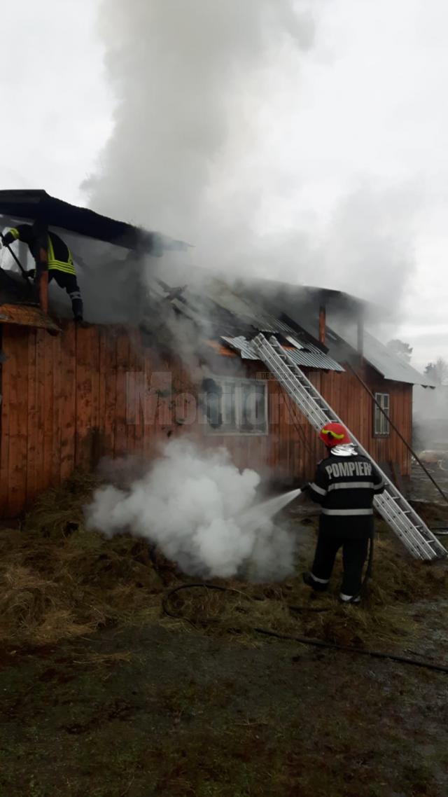 Incendiu cu pagube mari în comuna Panaci