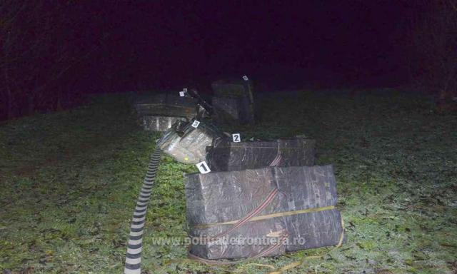 Ţigări de contrabandă, de 40.000 de euro, capturate la graniţa româno-ucraineană