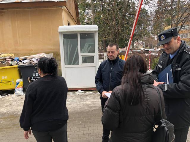 Viceprimarul Lucian Harşovschi  a verificat cele constatate de Poliția Locală