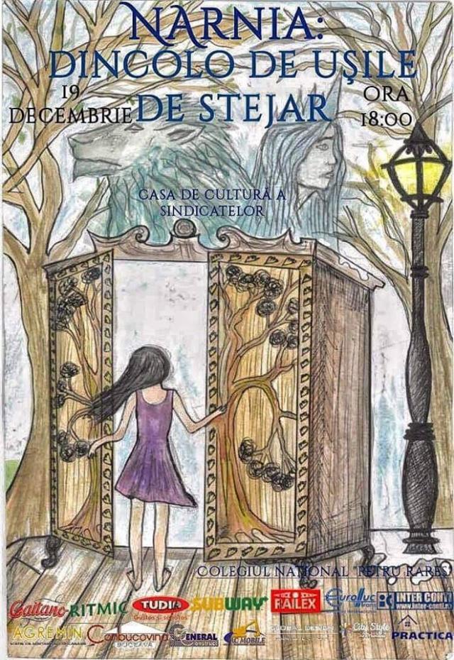 Spectacol caritabil „Narnia: Dincolo de ușile de stejar”, pus în scenă de elevii Colegiului „Petru Rareș” Suceava