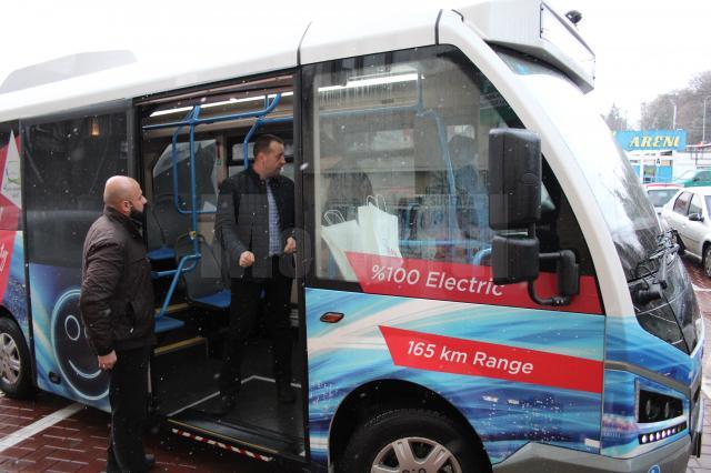 Autobuzul electric Karsan Jest adus joi la Primăria Suceava
