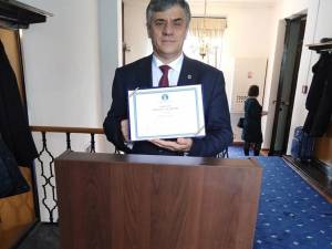 Ioan Pavăl a primit diploma Meritul Academic din partea Academiei Române