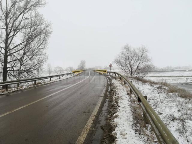 Podul rutier de la Milișăuți a fost redeschis circulaţiei luni dimineaţă