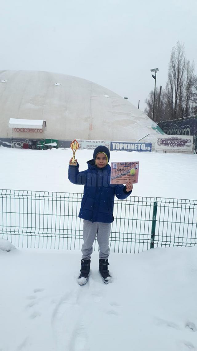 Karlo Piticaru din Câmpulung Moldovenesc a câştigat trofeul la Cupa de Iarnă de la Iași