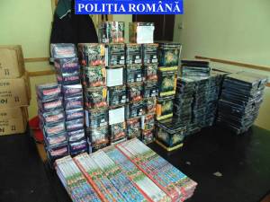 Articole pirotehnice confiscate de polițiști din Bazarul Sucevei