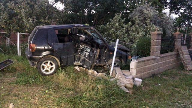 Accidentul provocat de Bogdan Semian,  în seara zilei de 4 iulie, pe strada Vişinilor din Salcea