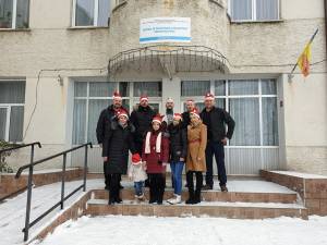 Reprezentanții companiei EuroLuc Trans, la Centrul de recuperare și reabilitare neuropsihiatrică Zvoriștea