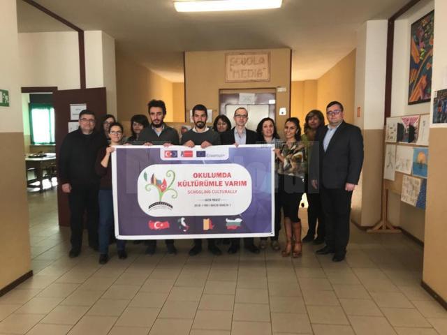 Delegaţia Liceului „Ştefan cel Mare’’ Cajvana a participat la o întâlnire Erasmus+ în Italia
