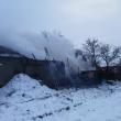 Anexele unei gospodării, distruse de un incendiu în satul Călineşti Arini