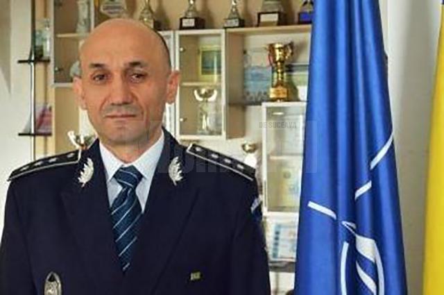 Comisarul-şef Adrian Buga, actualul şef al poliţiei judeţene, prin împuternicire