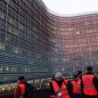 142 de reprezentanţi ai transportatorilor suceveni protestează joi la Bruxelles FOTO Cătălin Nimigean