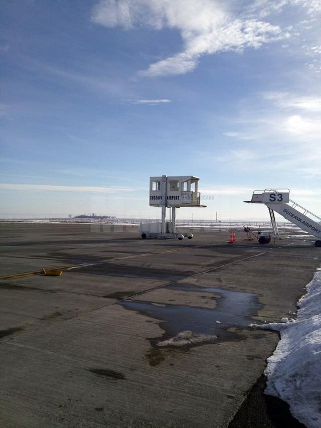Aeroportul Suceava dispune de un ambulift pentru îmbarcarea persoanelor cu mobilitate redusă