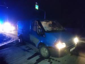 Mașina implicată în accident. Foto: Monitorul de Botoșani