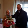 Singurul „Cetățean de onoare” centenar al Sucevei, Lucea Bohatereț, în vârstă de 101 ani, a primit vizita primarului Ion Lungu, în noul an