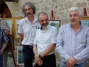 Fondatorii Grupului Domino - Iulian Dziubinski, Tiberiu Cosovan, și Iosif Csukat