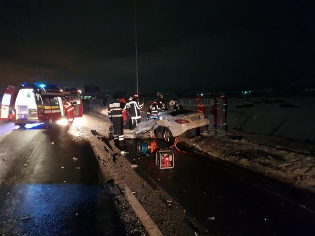 Imagini de coşmar la locul accidentului