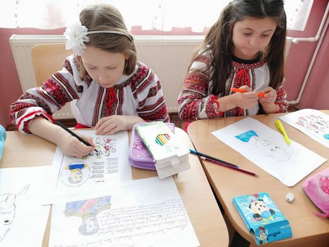 Copiii din Programul de Eradicare a Sărăciei prin Educație de la Baia și Bahna Arini au sărbătorit Unirea Principatelor Române