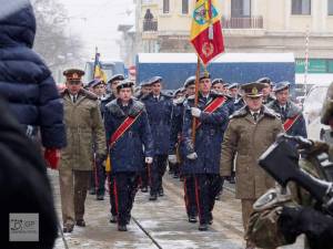 Elevi ai Colegiului Militar Câmpulung au defilat la Iași