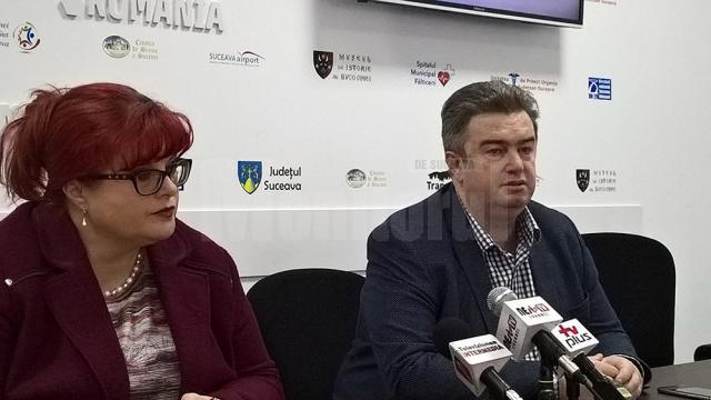 Cătălina Vartic şi liderul Pro România Suceava, Cătălin Nechifor
