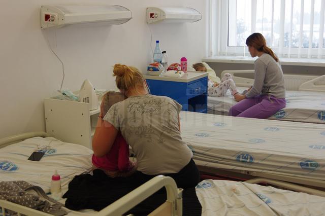 Copii internaţi la Pediatrie, în Spitalul de Urgenţă Suceava