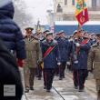 Defilare la Iaşi, cu prilejul a 160 de ani de la Mica Unire. Foto: Lt. Gabriel Chiriloiu