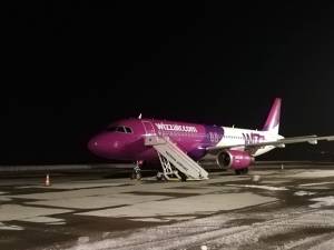 Cele trei avioane ale Wizz Air care au aterizat pe Aeroportul „Ştefan cel Mare” Suceava