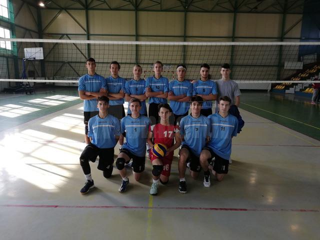 Echipa de volei juniori I LPS CSS Suceava are şapte victorii din tot atâtea meciuri disputate
