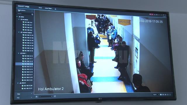 60 de camere video în interior şi 7 în exteriorul Spitalului de Urgenţă Suceava, cu monitoare în birourile directorilor