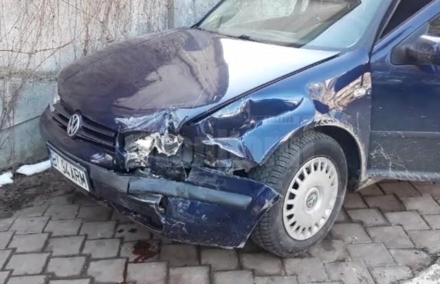 Maşina implicată în accident