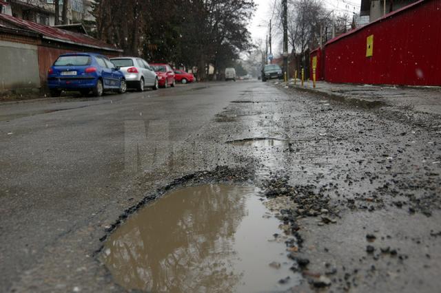 Topul celor mai distruse străzi din municipiul Suceava