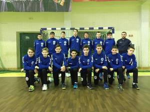 Echipa de handbal juniori III a Universităţii Suceava, antrenor Vasile Boca