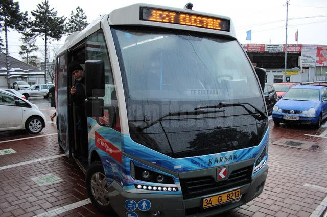 Autobuzul Karsan Jest Electric adus în probe la Suceava în decembrie