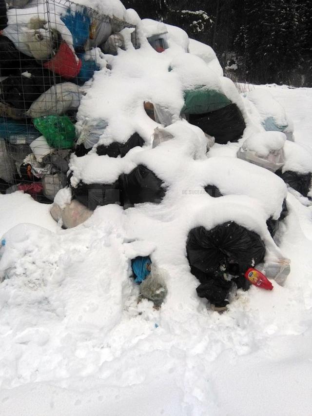 În Suceava există o localitate în care gunoiul nu a mai fost ridicat din luna august 2018