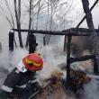 Bucataria de vara a familiei a fost distrusa in timpul incendiului