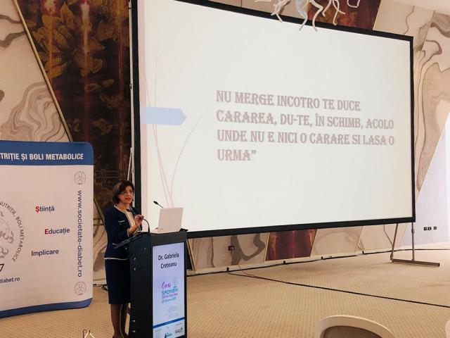 Dr. Gabriela Crețeanu, Coordonatorul Centrului Județean de Diabet Sursa. Foto: Sănătatea Press Group