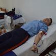 Elevii militari, împreună cu preoții din Câmpulung, au donat sânge pentru a salva vieți