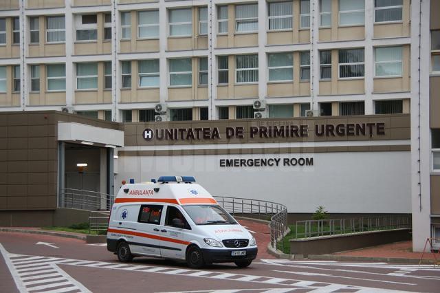 Tânărul a provocat scandal la Unitatea Primire Urgenţe a Spitalului Judeţean