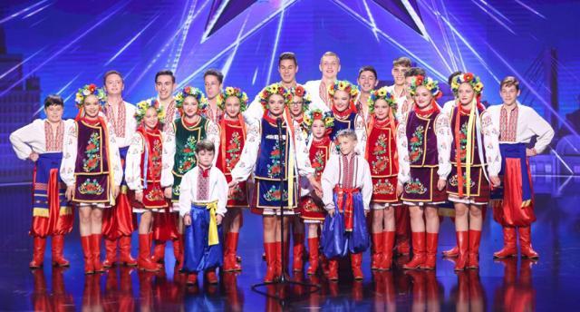 Ansamblul „Cervona Kalena” la „Românii au Talent” sursa  PRO TV, FOTO - Sandra Chelan