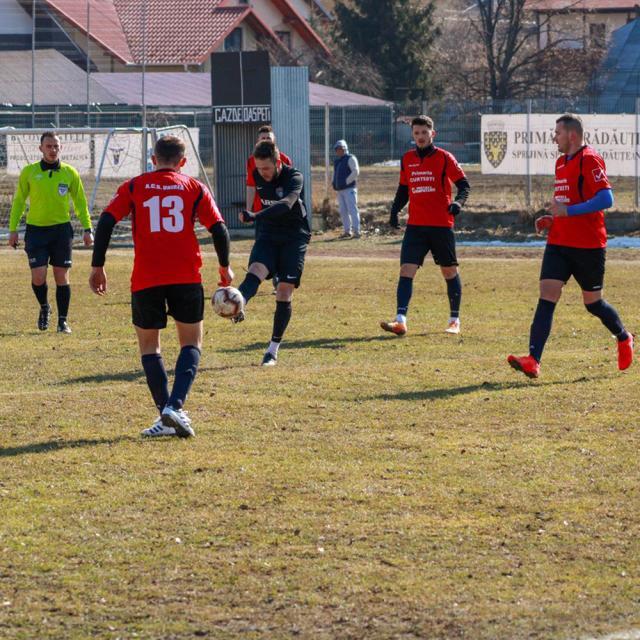 Andrei Cerlincă a înscris 4 goluri în amicalul cu Unirea Curteşti. Foto Cristian Plosceac