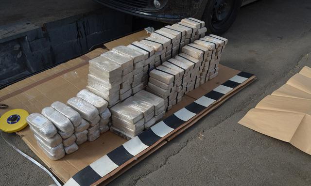 Întreaga cantitate de heroină a fost confiscată