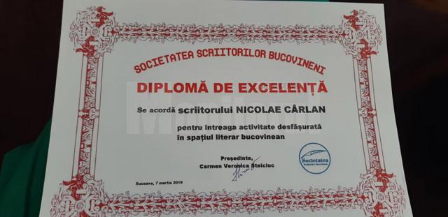 Gala Premiilor Societăţii Scriitorilor Bucovineni, desfășurată la Biblioteca Bucovinei