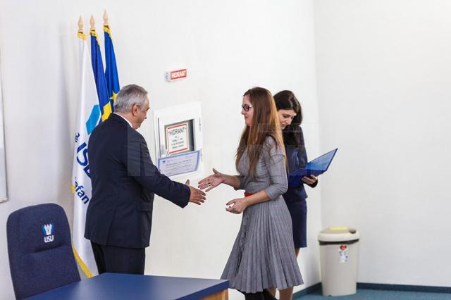 Cosmolese Gabriela Cristina Leliuc -  titlul de „Doctorandul anului” la Școala Doctorală de Științe Socio-Umane a Universității