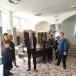 Expoziţia interactivă „Povestea Ştrumfilor”, deschisă, ieri, la Observator, de diplomatul belgian Eric Poppe
