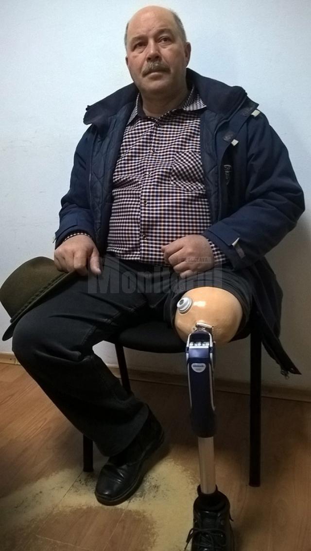 Nelu Marișcariu și-a pierdut mare parte din piciorul stâng