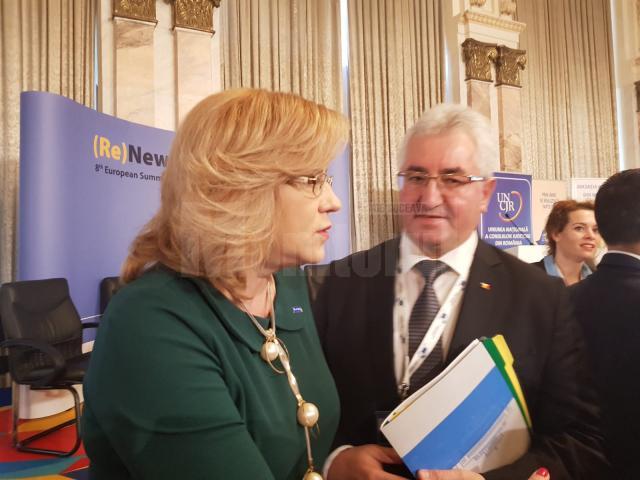Ion Lungu, prezent la București, la Palatul Parlamentului, la al 8-lea Summit European al Regiunilor și Orașelor