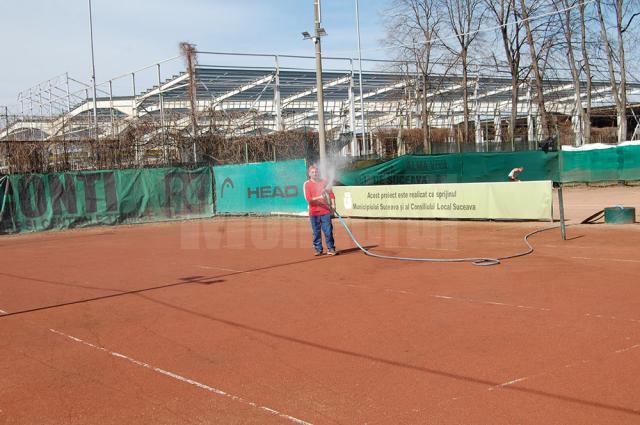 De astăzi, începe noul sezon de tenis pe zgură la baza Clubului Select  Suceava de la Unirea